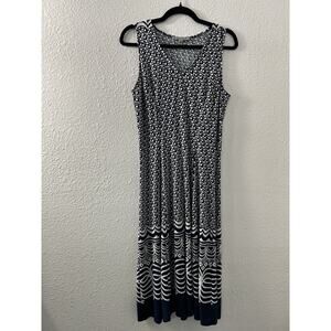 Donny and Nicole Womens Blue Dress Size‎ M Polka Dots